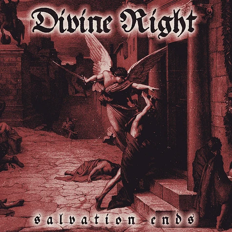 Divine Right - Salvation Ends Red With Black Streaks Vinyl Edition