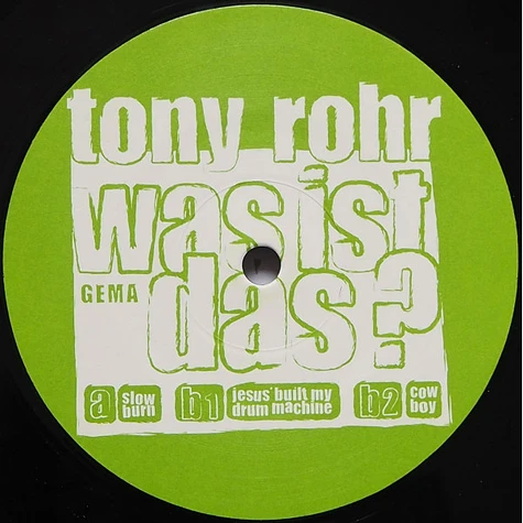 Tony Rohr - Was Ist Das?