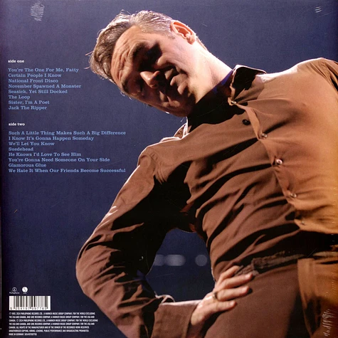 Morrissey - Beethoven Was Deaf Live In Paris Black Vinyl Edition