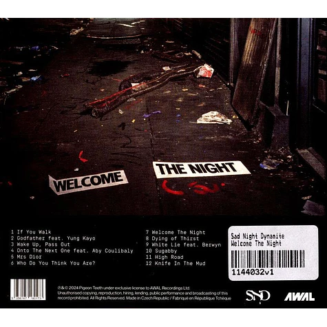 Sad Night Dynamite - Welcome The Night