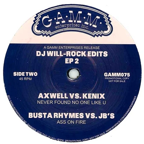 DJ Will-Rock - Edits EP 2