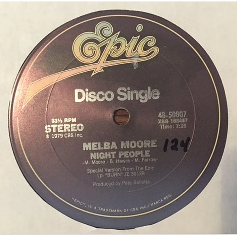Melba Moore - Night People / Hot And Tasty