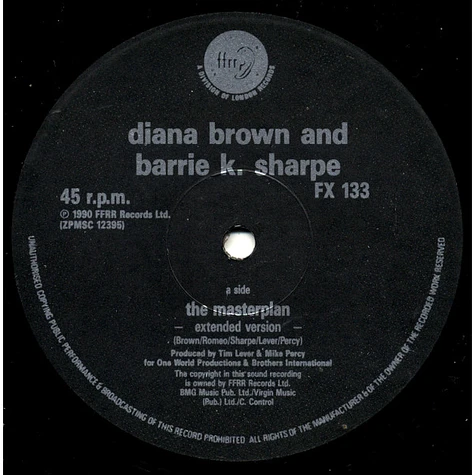 Diana Brown & Barrie K Sharpe - The Masterplan