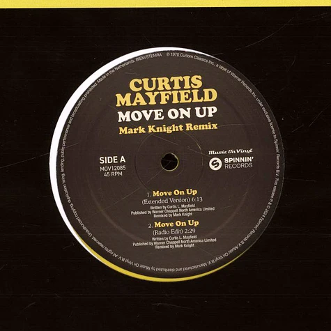 Curtis Mayfield - Move On Up Mark Knight Remix