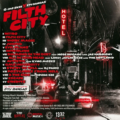 G-Mo Skee & Stu Bangas - Filth City Red Vinyl Edition