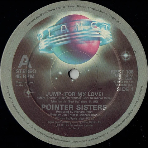 Pointer Sisters - Jump (For My Love)