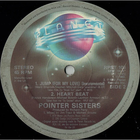 Pointer Sisters - Jump (For My Love)