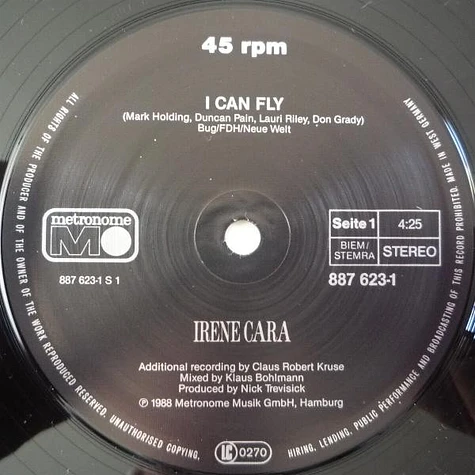 Irene Cara - I Can Fly