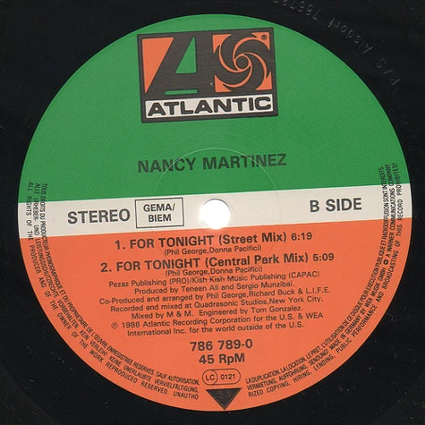 Nancy Martinez - For Tonight