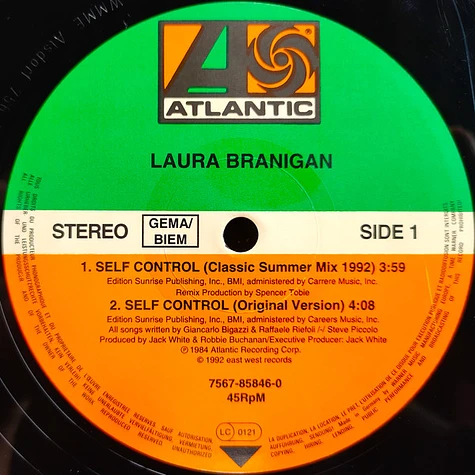 Laura Branigan - Self Control (Classic Summer Mix)