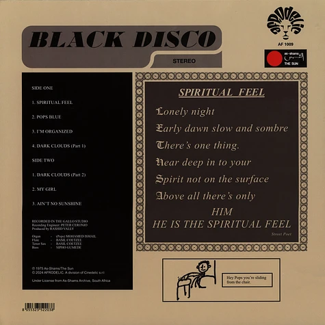 Black Disco - Black Disco Black Vinyl Edition