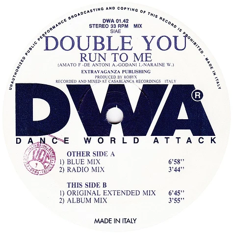 Double You - Run To Me