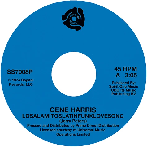 Gene Harris - Losalamitoslatinfunklovesong / Summer (The First Time)