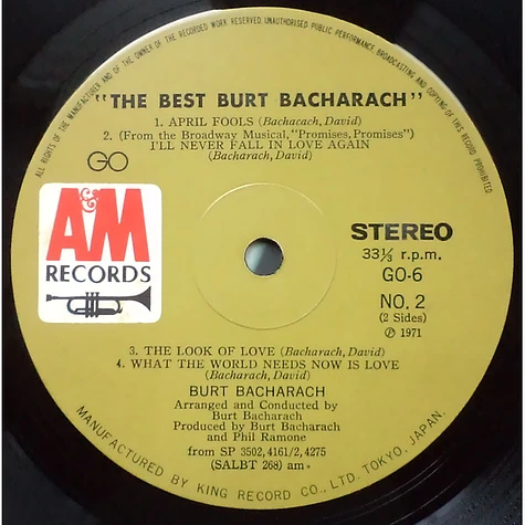 Burt Bacharach - The Best Burt Bacharach