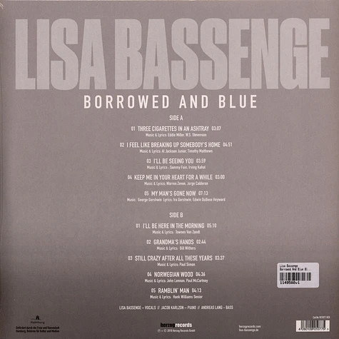 Lisa Bassenge - Borrowed And Blue Black Vinyl Edition