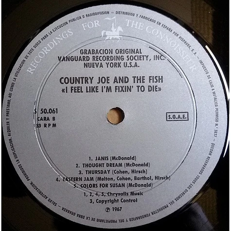 Country Joe And The Fish - I-Feel-Like-I'm-Fixin'-To-Die