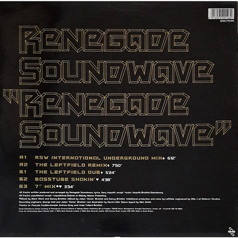 Renegade Soundwave - Renegade Soundwave