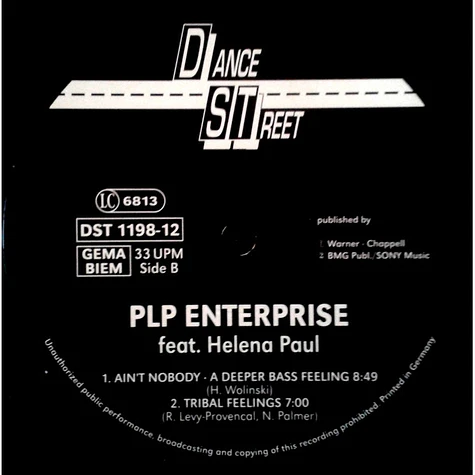 PLP Enterprise Featuring Helena Paul - Ain't Nobody