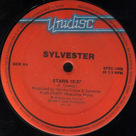 Sylvester - Dance (Disco Heat) / Stars