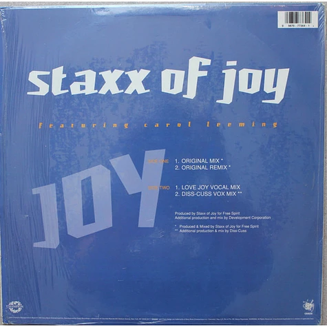 Staxx Featuring Carol Leeming - Joy