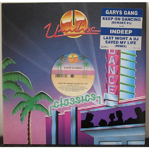 Gary's Gang / Indeep - Keep On Dancin (Remake 91) / Last Night A DJ Saved My Life (Remix 91)