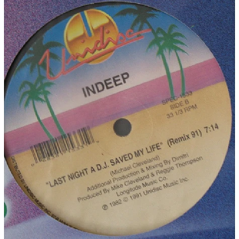 Gary's Gang / Indeep - Keep On Dancin (Remake 91) / Last Night A DJ Saved My Life (Remix 91)