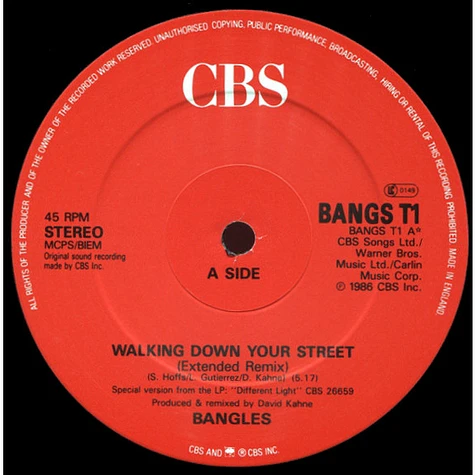 Bangles - Walking Down Your Street