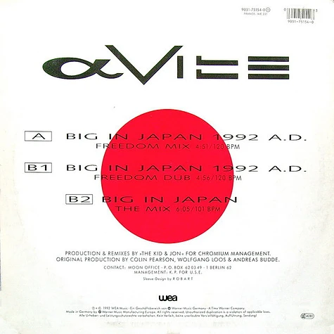 Alphaville - Big In Japan 1992 A.D.