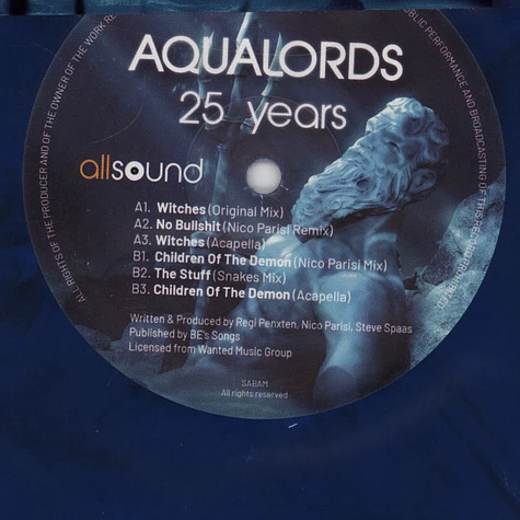 Aqualords - 25 Years Blue Marbled Vinyl Edition