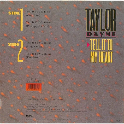 Taylor Dayne - Tell It To My Heart