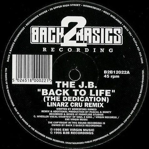 JB - Back 2 Life (The Dedication)