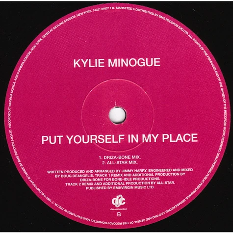 Kylie Minogue - Put Yourself In My Place