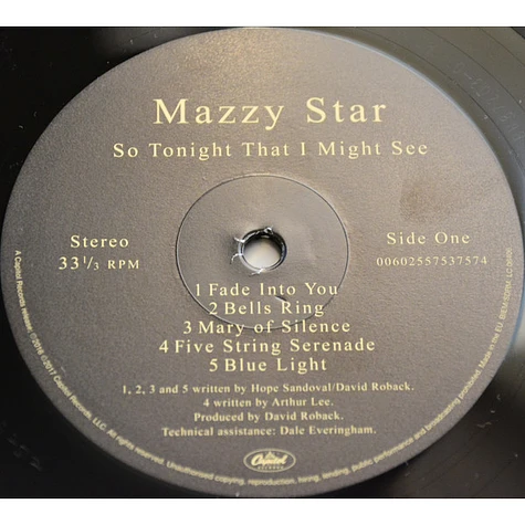 Mazzy Star - So Tonight That I Might See