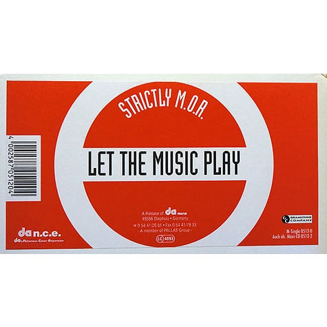 Strictly M.O.R. - Let The Music Play