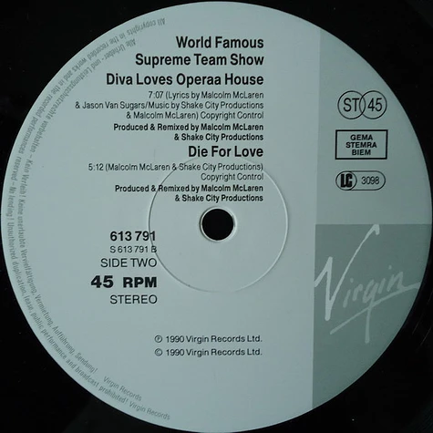 Malcolm McLaren Presents World's Famous Supreme Team - Operaa House • Aria On Air