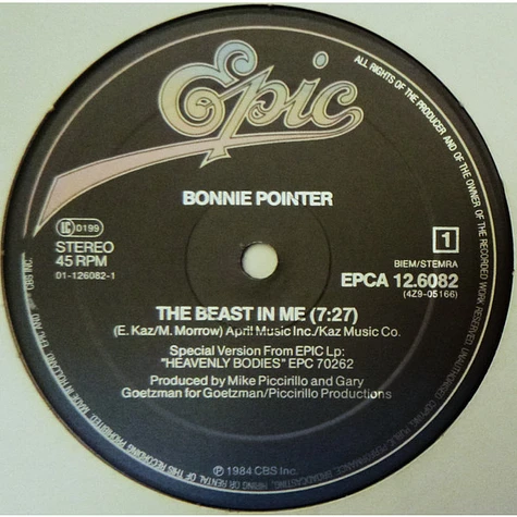 Bonnie Pointer - The Beast In Me