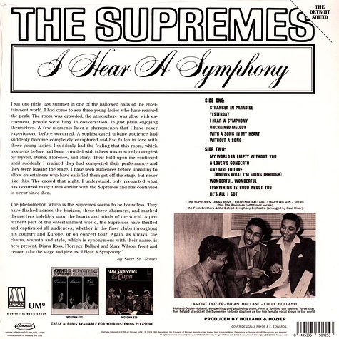 Supremes - I Hear A Symphony