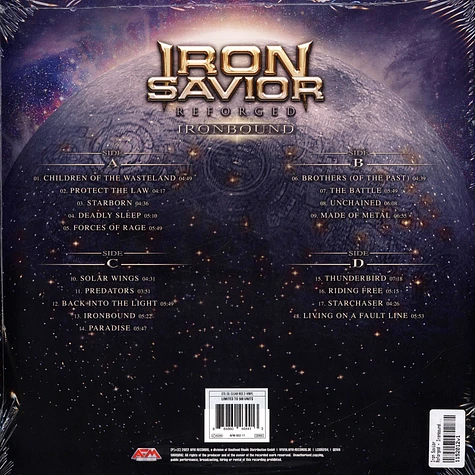 Iron Savior - Reforged - Ironbound Vol. 2 Lim. Clear Red Vinyl Edition