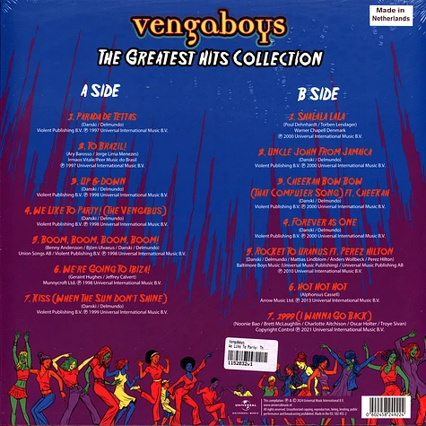 Vengaboys - We Like To Party: The Greatest Hits Collection