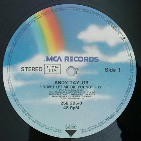 Andy Taylor - Don't Let Me Die Young