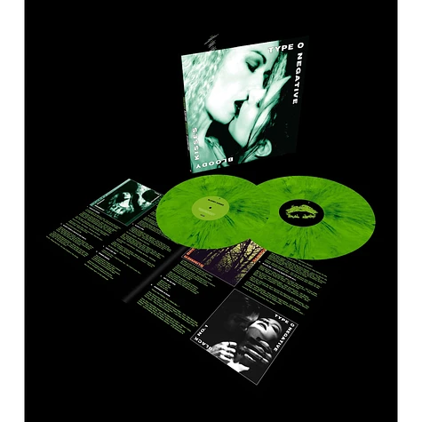 Type O Negative - Bloody Kisses: Suspended In Dusk Green & Black Swirl Vinyl 30th Anniversary Edition