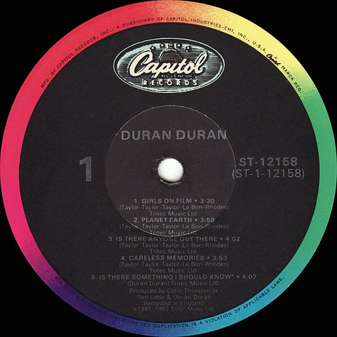 Duran Duran - Duran Duran