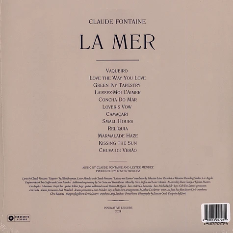 Claude Fontaine - La Mer HHV Exclusive Glacial Blue Vinyl Edition