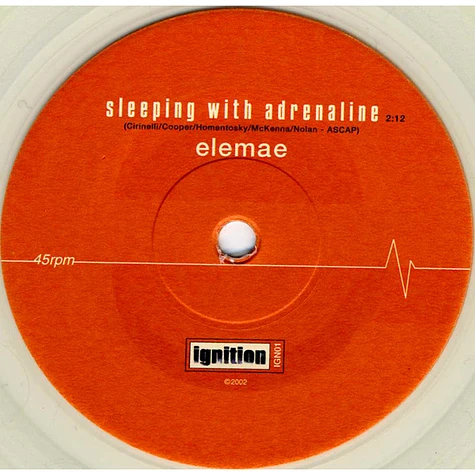 Elemae - Sleeping With Adrenaline