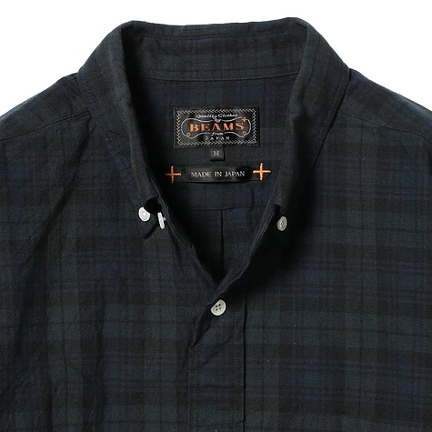 Beams Plus - B.D. Indigo Yarn Tartan Check