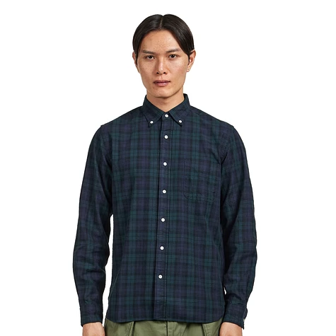 Beams Plus - B.D. Indigo Yarn Tartan Check