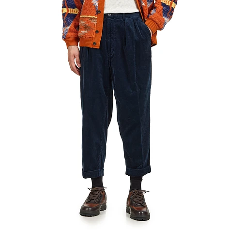 Beams Plus - 2 Pleats Tapered Corduroy