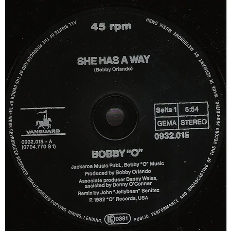 Bobby Orlando - She Has A Way