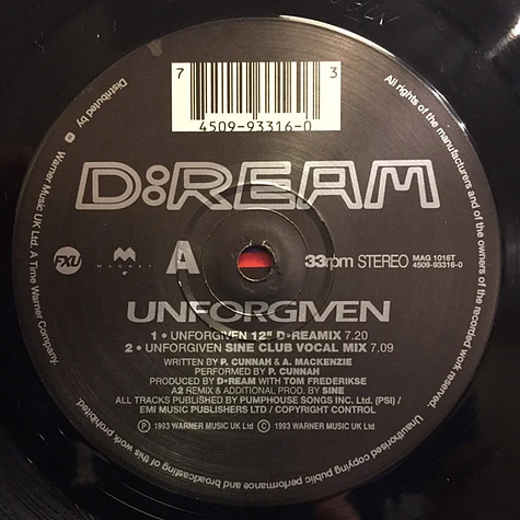 D:Ream - Unforgiven