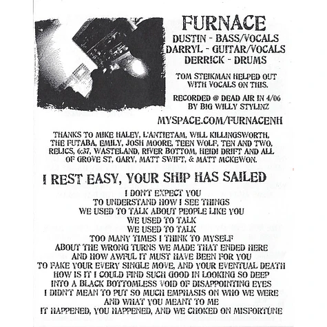 L'Antietam, Furnace - L'Antietam / Furnace